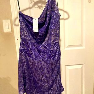 Bebe One Shoulder Dress M